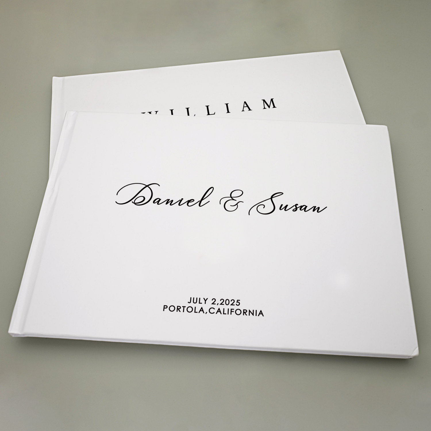 Personalized Guest Book - Personalized Wedding Guest Book Mr And