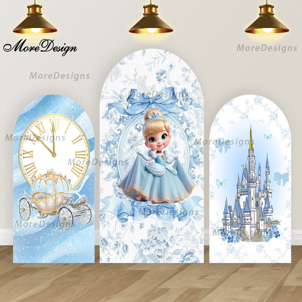 Photo Booth Prop - Princess Cinderella Cartoon Arch Covers Photo