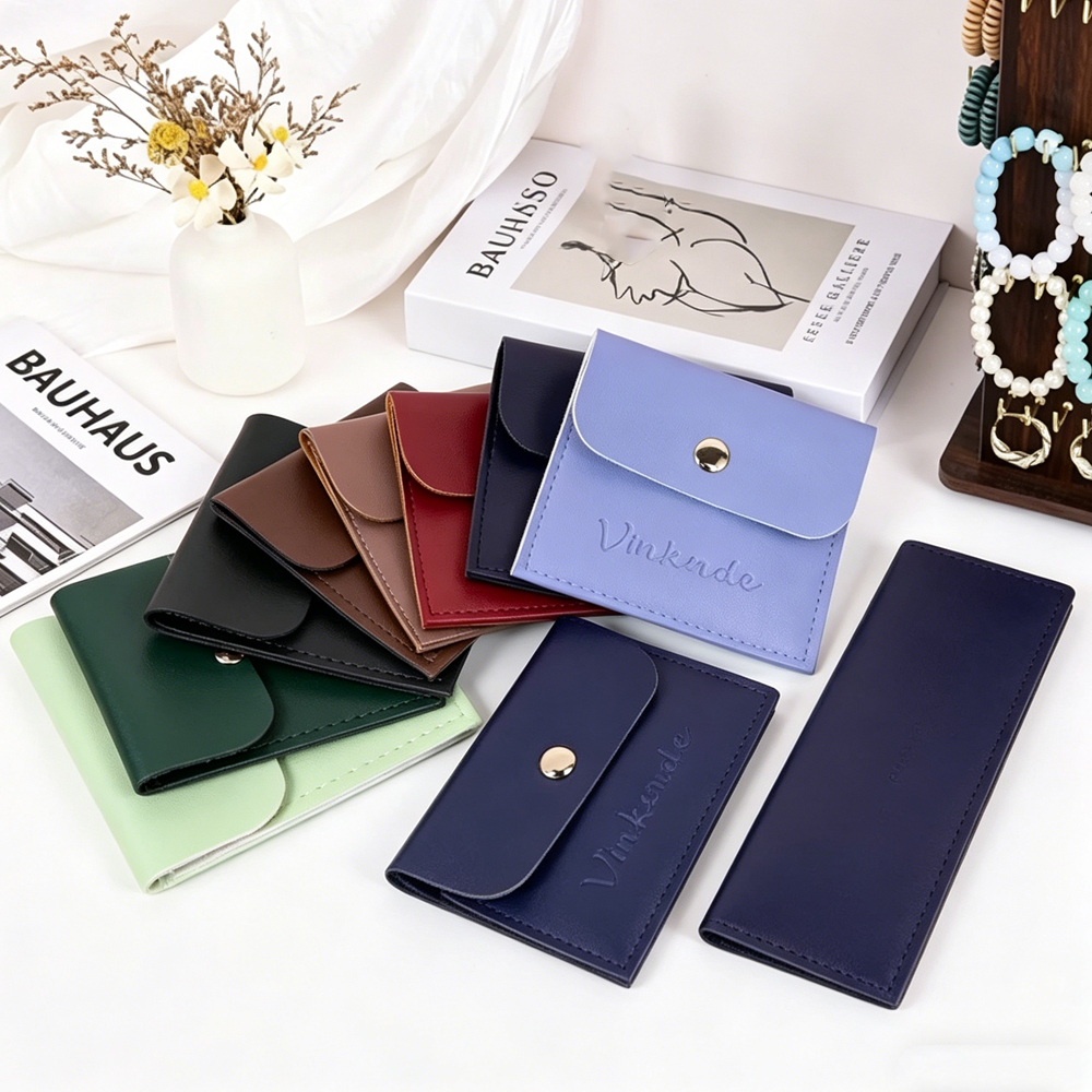 Wedding Favor Box - 100Pcs Custom Logo 8x8cm PU Leather