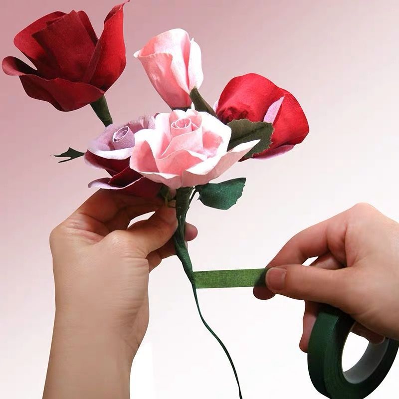 Wedding Floral Supply - 27M Floriculture Tape Self-adhesive Bouquet Floral