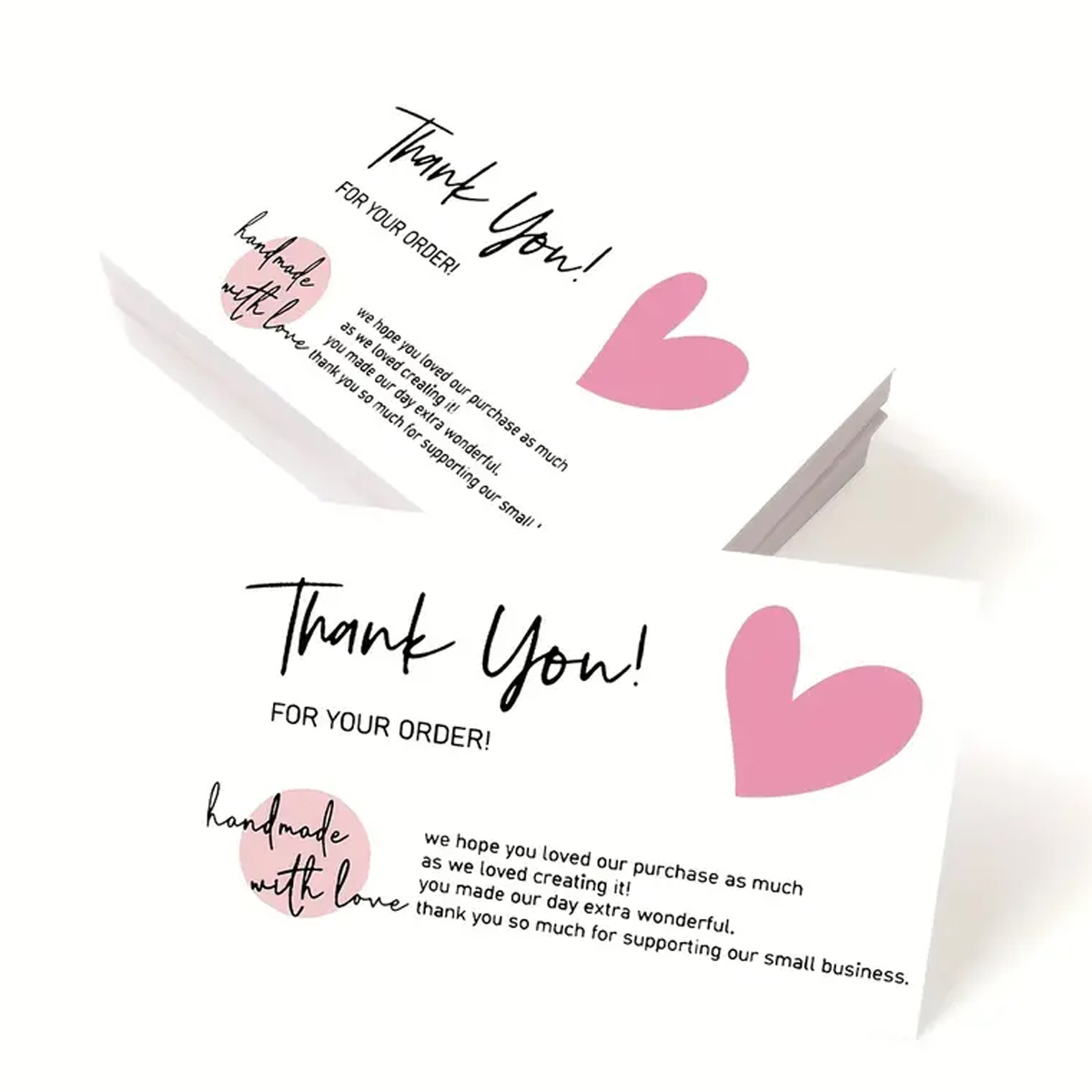 Wedding Supply Business - 50pcs Thank You Card Exquisite Thank