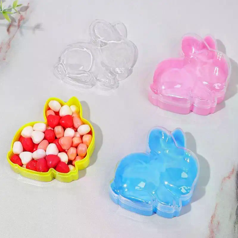 Wedding Favor Box - Rabbit Shape Plastic Candy Box Wedding