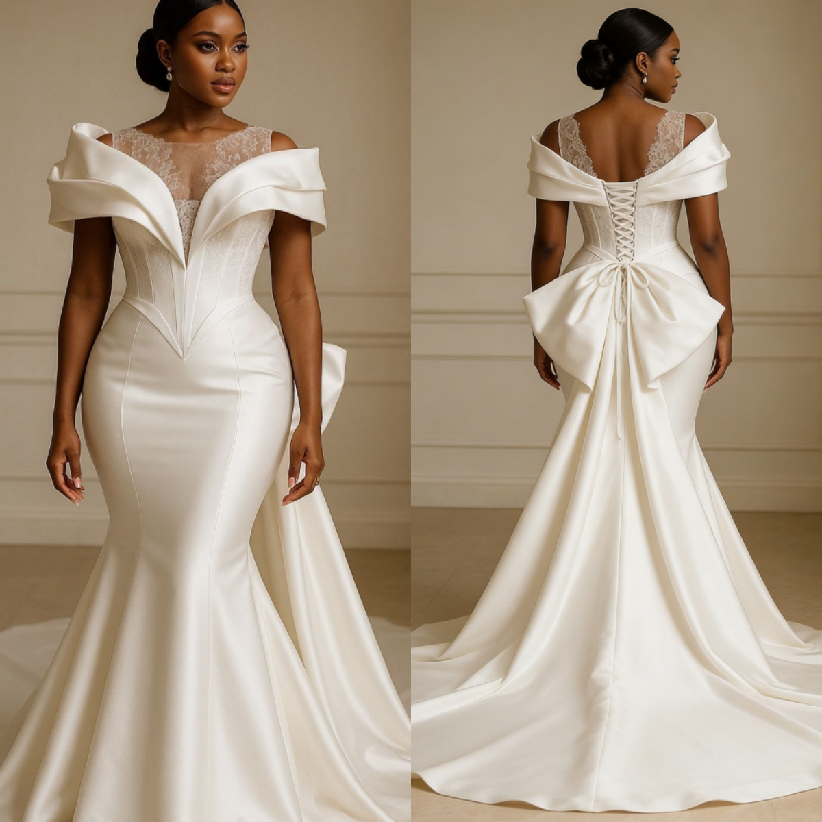 Wedding Dress Supply - Customized 2026 African Style Mermaid Wedding