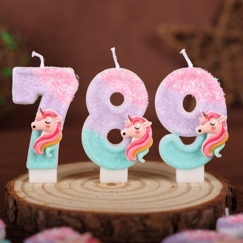 Gradient Pink Unicorn Happy Bi - Unity Candle Set avis et prix