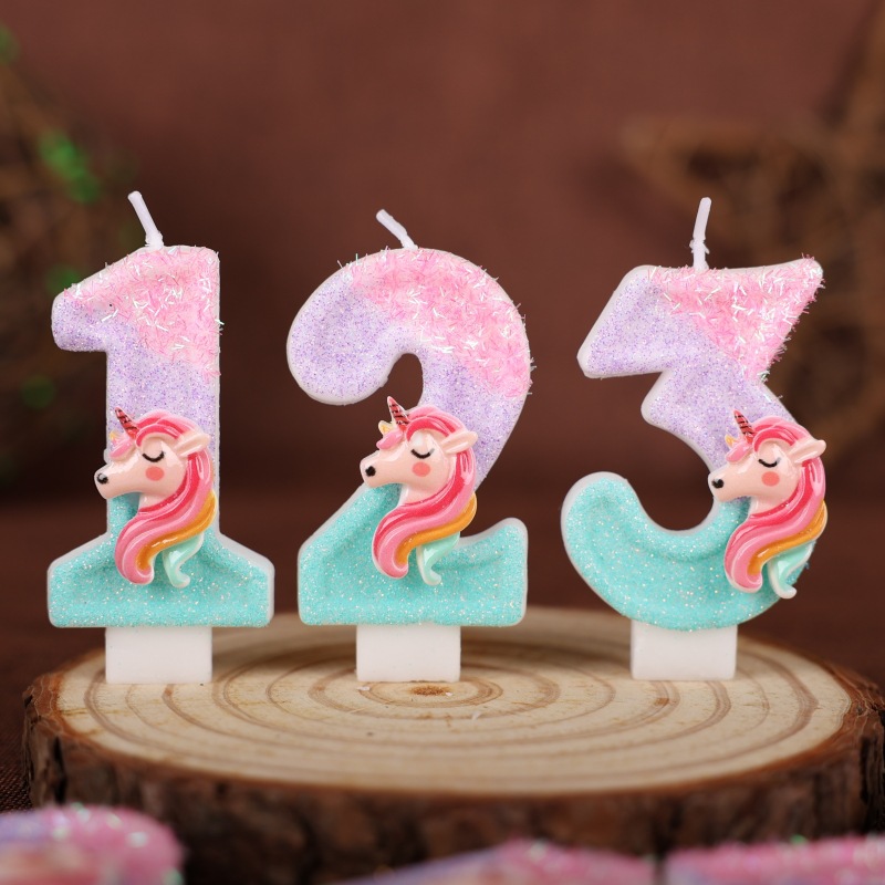 Gradient Pink Unicorn Happy Bi - Unity Candle Set avis et prix