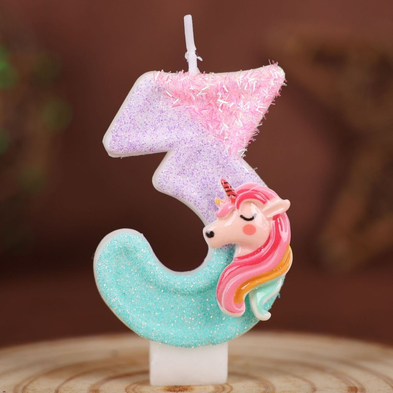 Gradient Pink Unicorn Happy Bi - Unity Candle Set avis et prix