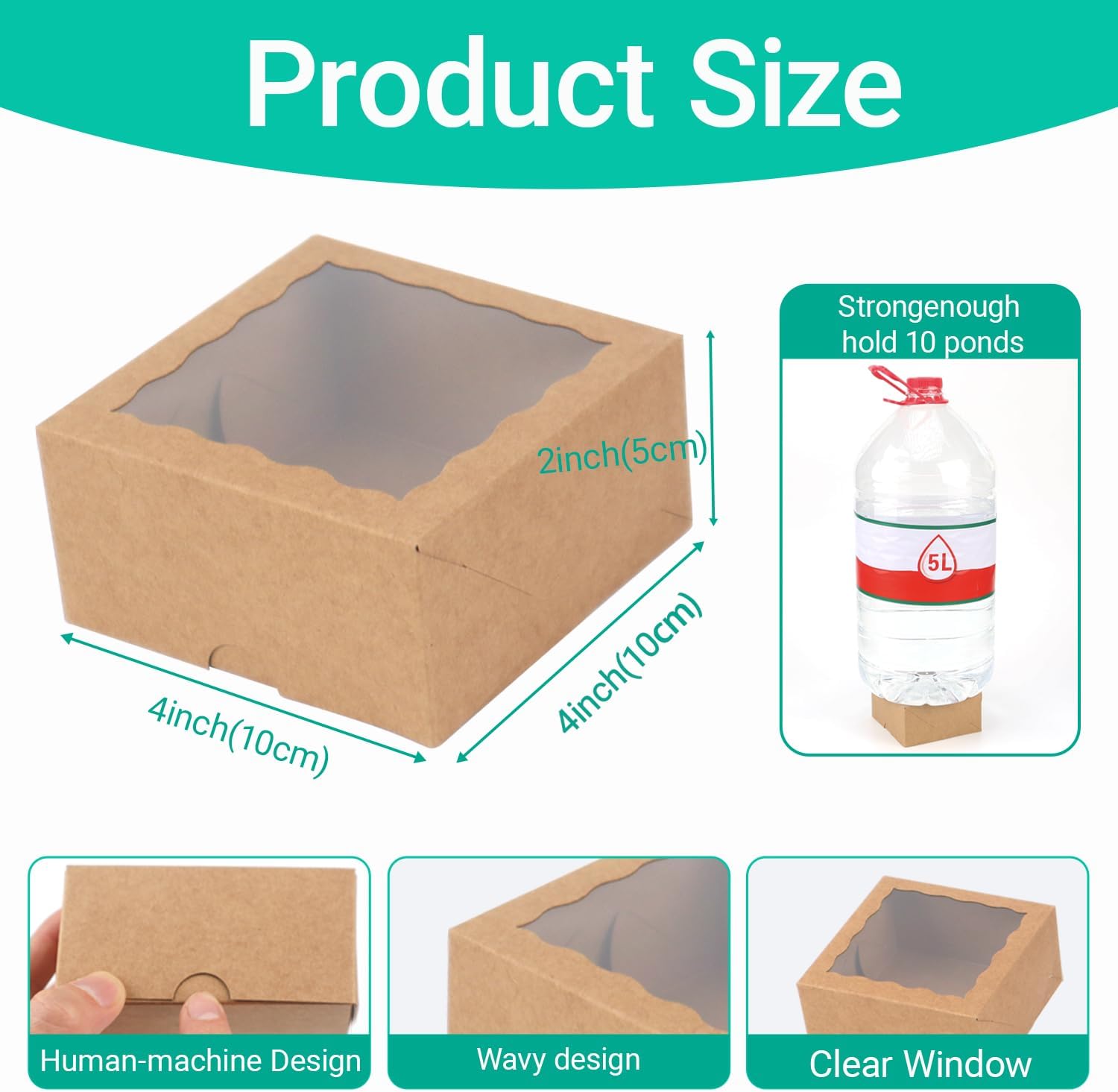 Bakery Boxes 50-Count 4x4x2 In - Wedding Favor Box avis et prix