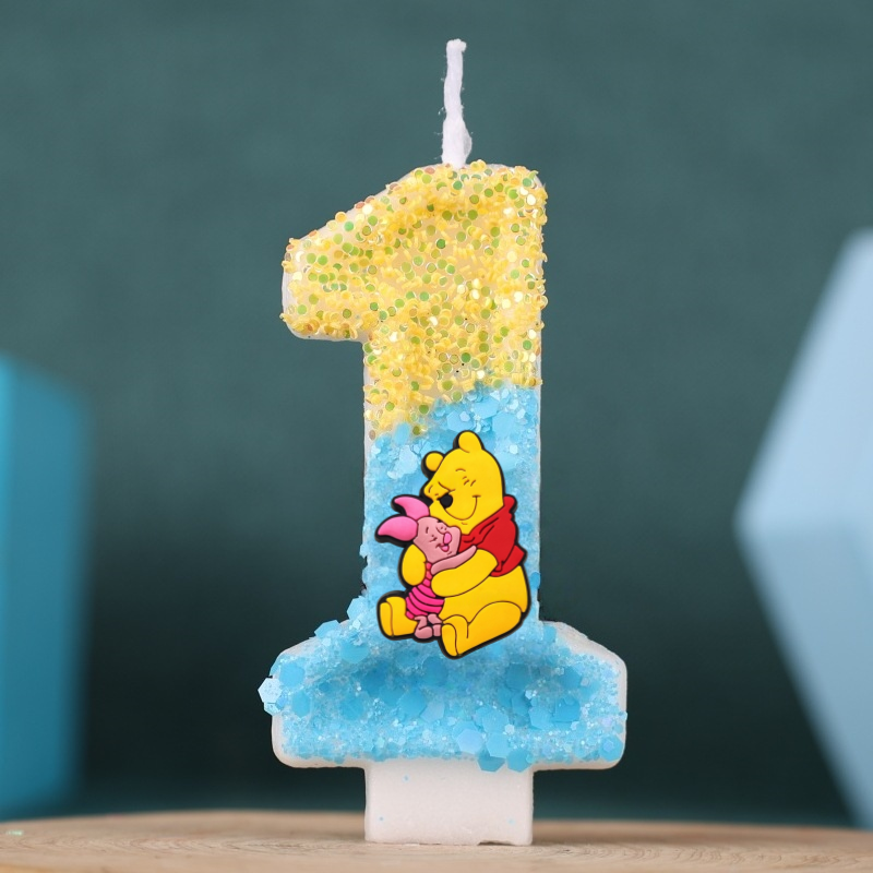 Cute Winnie The Pooh Digital C - Unity Candle Set avis et prix