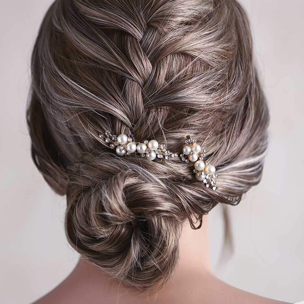 2Pcs Simple Wedding Hair Combs - Wedding Supply Store avis et prix