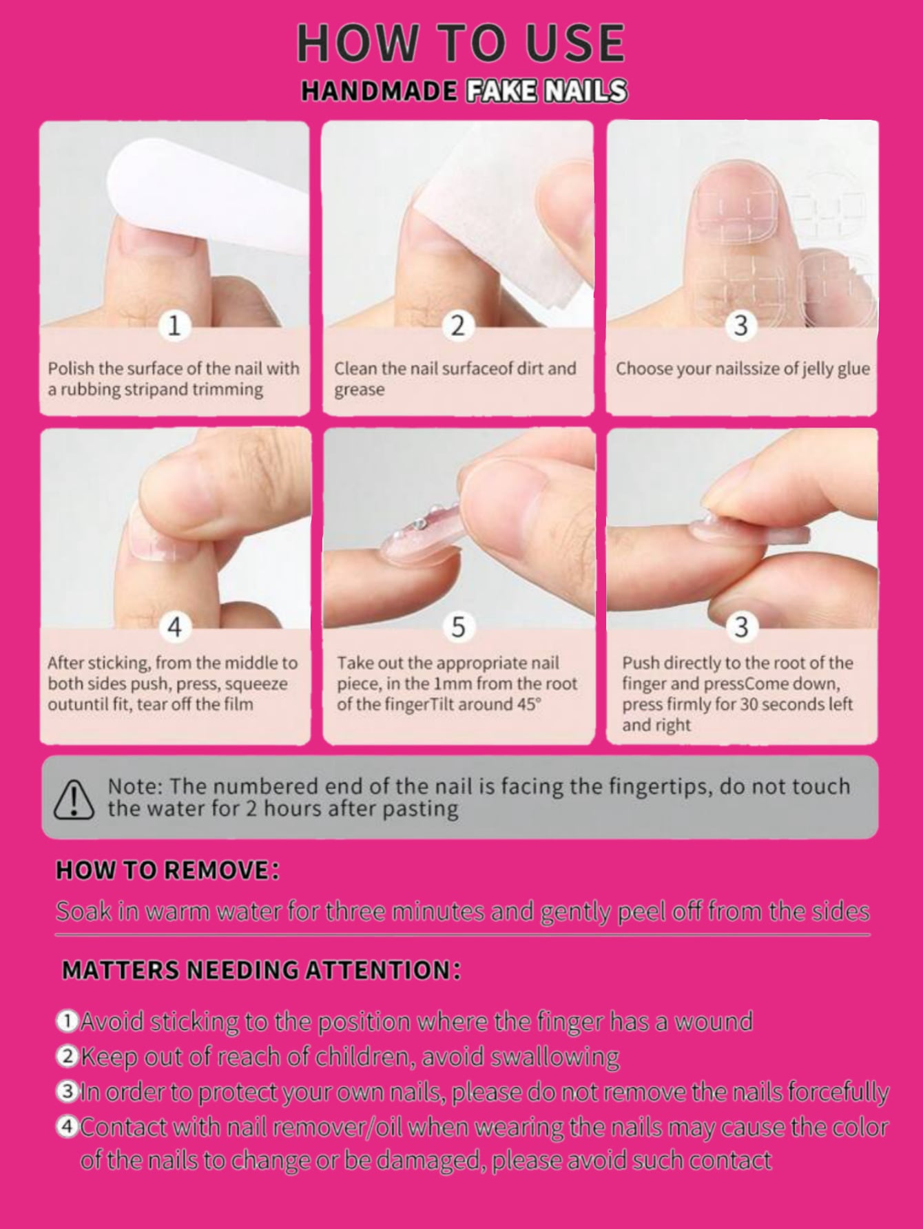 10pcs/Set Handmade Square Nail - Wedding Floral Supply avis et prix