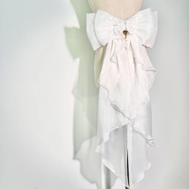 Trailing Bow Shiny Silk Double - Wedding Dress Supply avis et prix