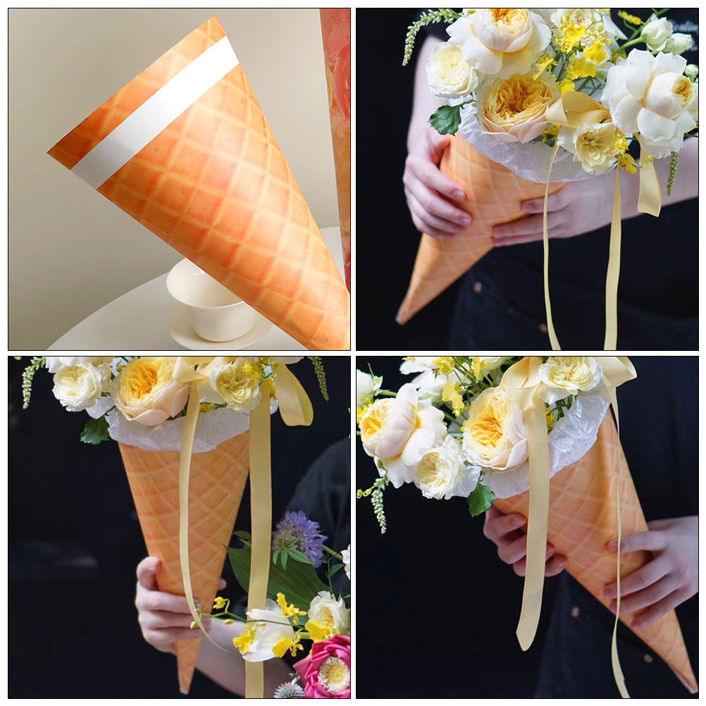 10Pcs Ice Cream Cone Flower Bo - Wedding Floral Supply avis et prix