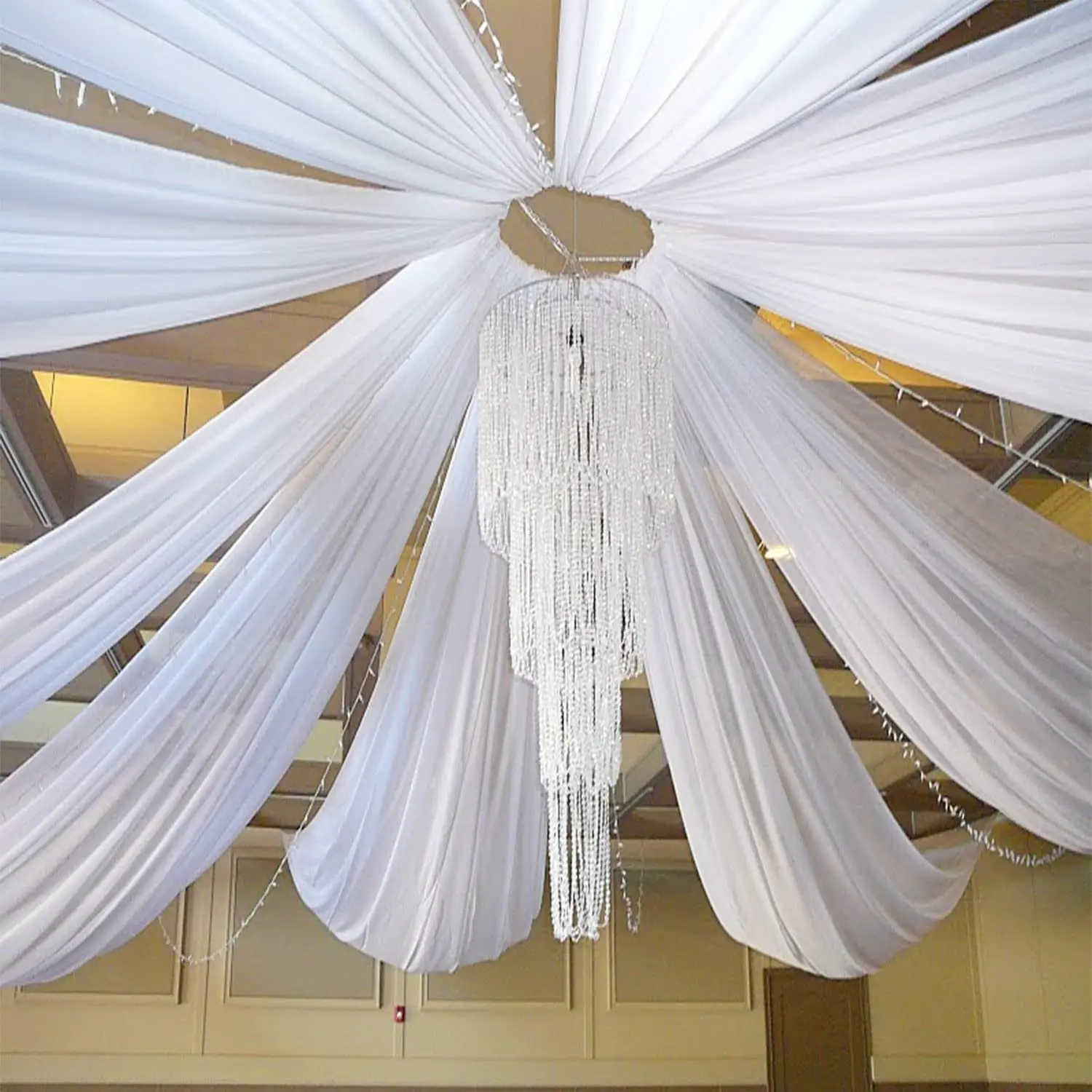 White Wedding Dress Ceiling Dr - Wedding Ceremony Supply avis et prix
