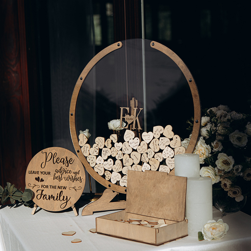 Custom Wedding  Guest Book Sig - Personalized Guest Book avis et prix