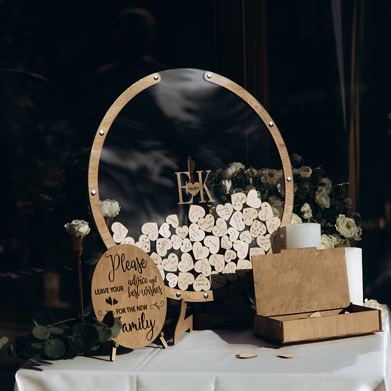 Custom Wedding  Guest Book Sig - Personalized Guest Book avis et prix