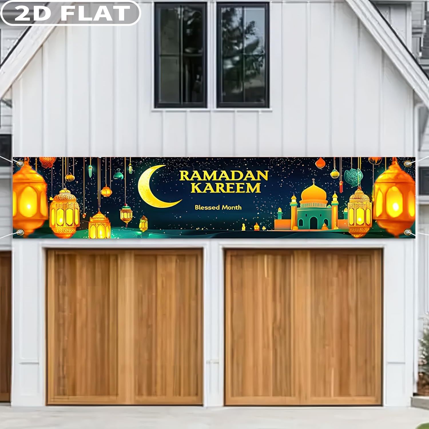 2D FLAT 1pc Ramadan Eid Mubara - Photo Booth Prop avis et prix