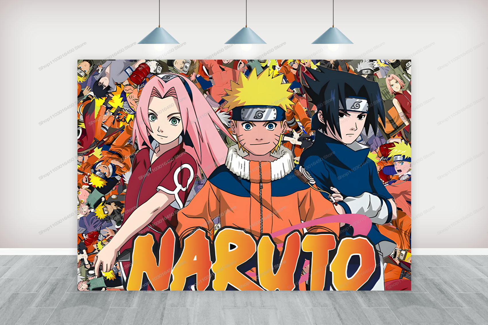 Naruto Backdrop For Boys Birth - Photo Booth Prop avis et prix