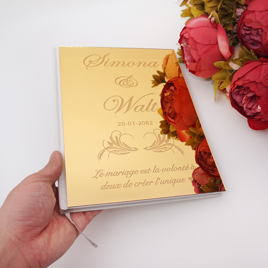 Acrylic Mirror Personalized El - Personalized Guest Book avis et prix