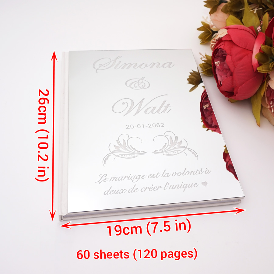 Acrylic Mirror Personalized El - Personalized Guest Book avis et prix