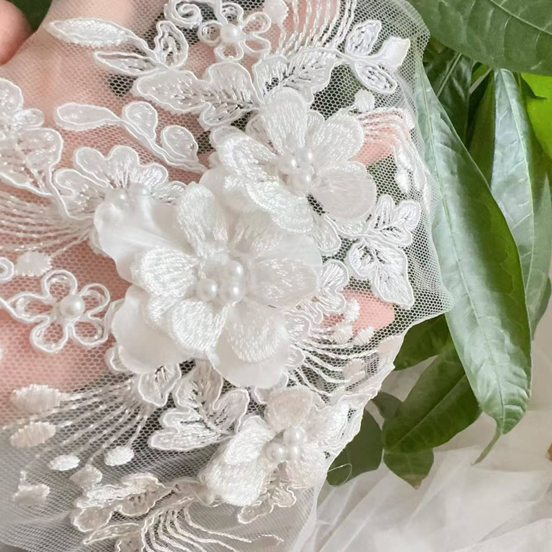2PCS=1Pair,Rope Embroidery Pea - Wedding Dress Supply avis et prix