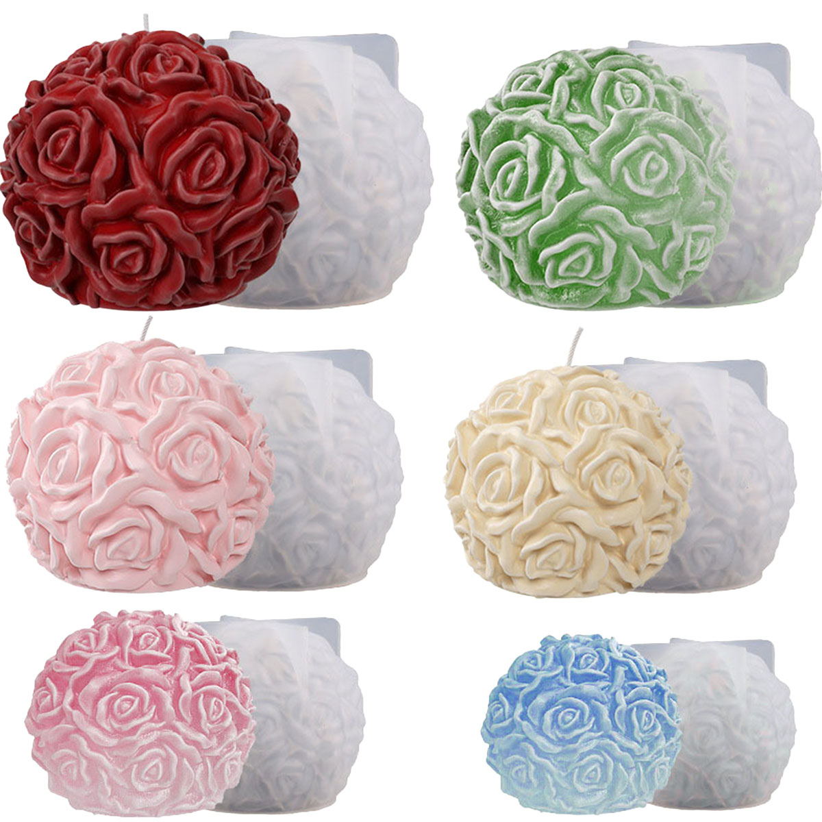 Multi Size Flower Series Candl - Unity Candle Set avis et prix