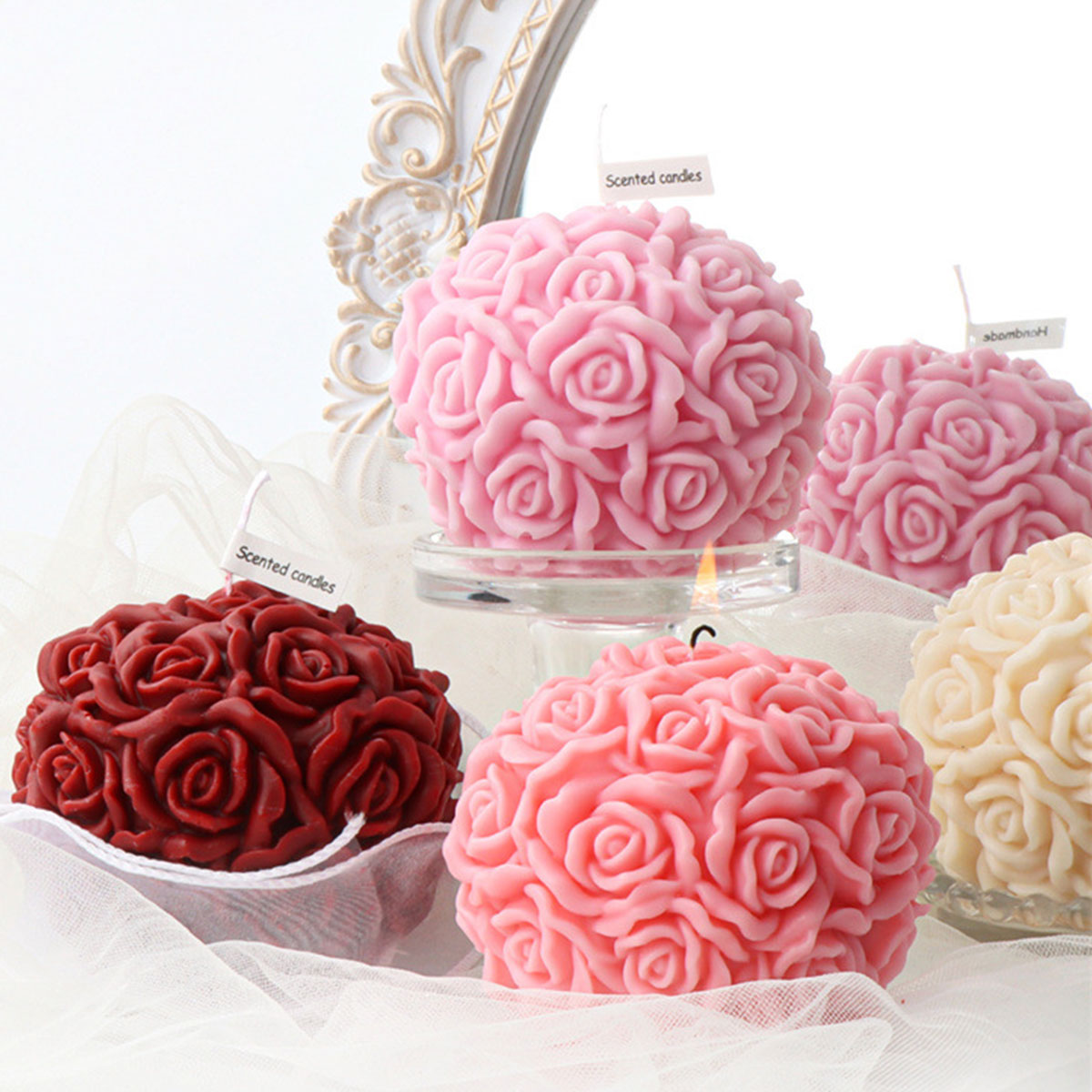 Multi Size Flower Series Candl - Unity Candle Set avis et prix