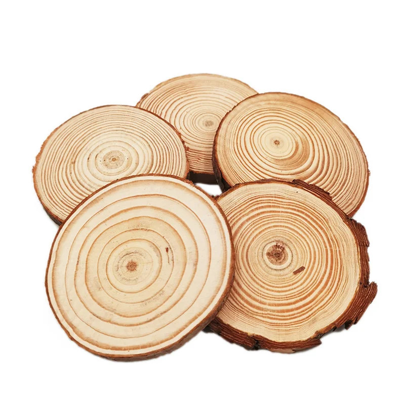 Unfinished natural wood slices - Wedding Ceremony Supply avis et prix