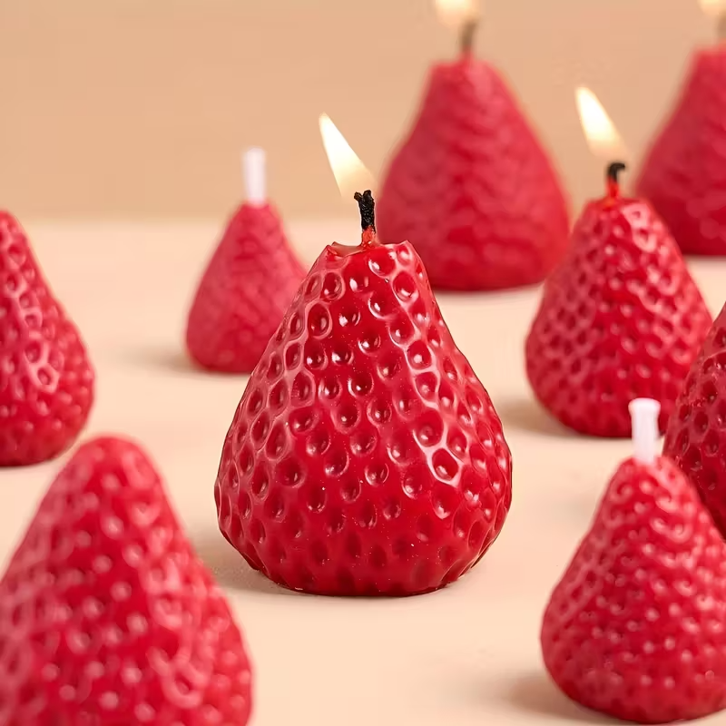 Strawberry Silicone Candle Mol - Unity Candle Set avis et prix