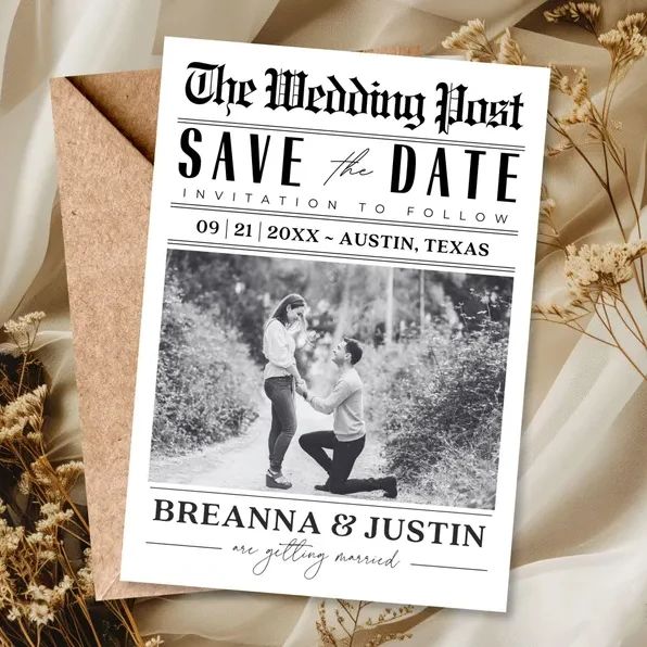 Custom Save The Date Photo New - Wedding Supply Business avis et prix