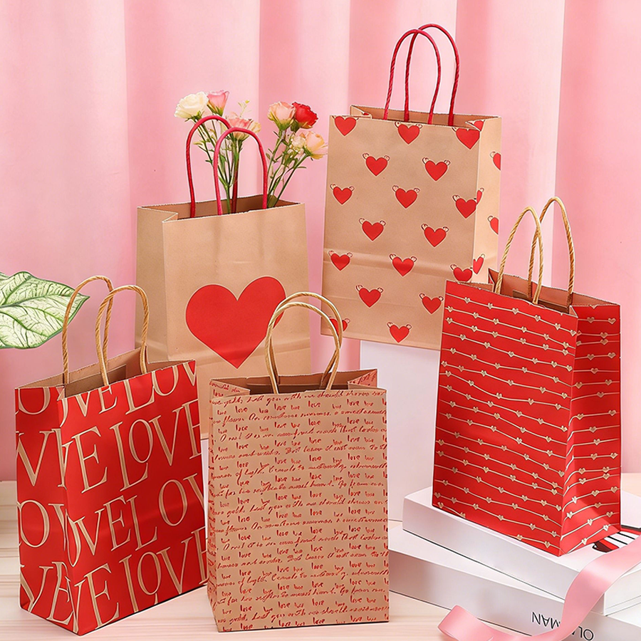 10pcs Yellow Kraft Paper Tote  - The Wedding Supply Store avis et prix