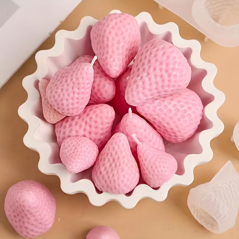 Strawberry Silicone Candle Mol - Unity Candle Set avis et prix