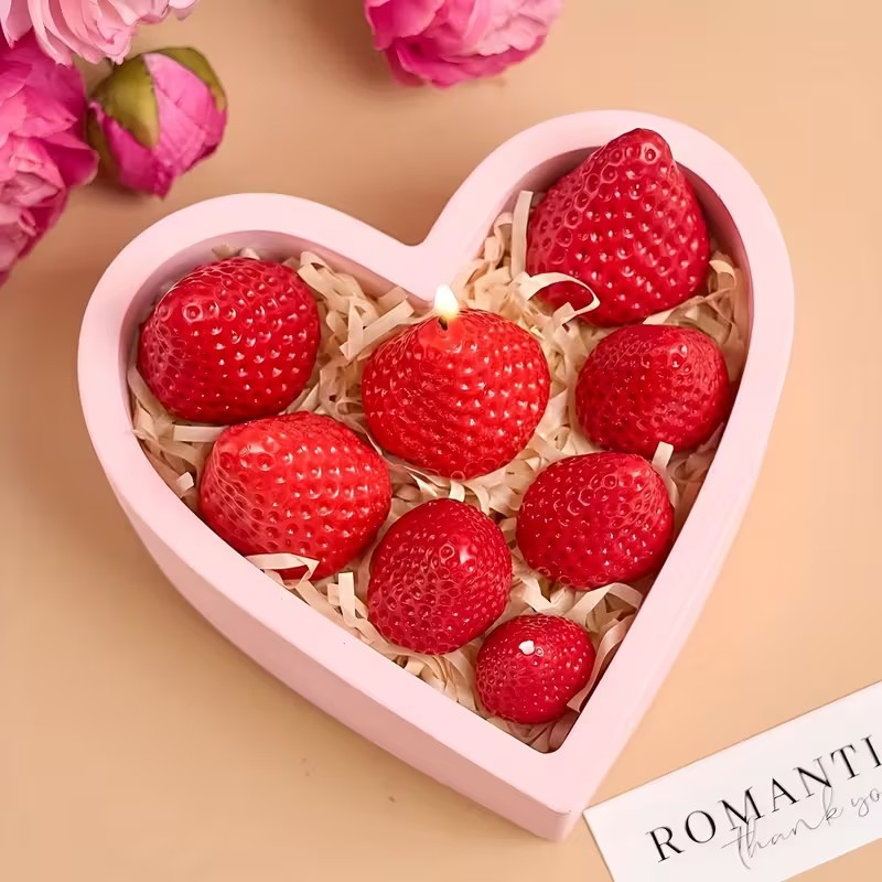 Strawberry Silicone Candle Mol - Unity Candle Set avis et prix
