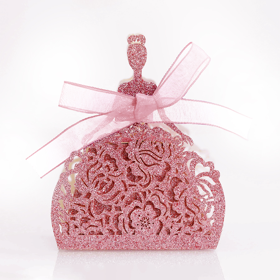 10Pcs/set Bride Flower Dresses - Wedding Favor Box avis et prix