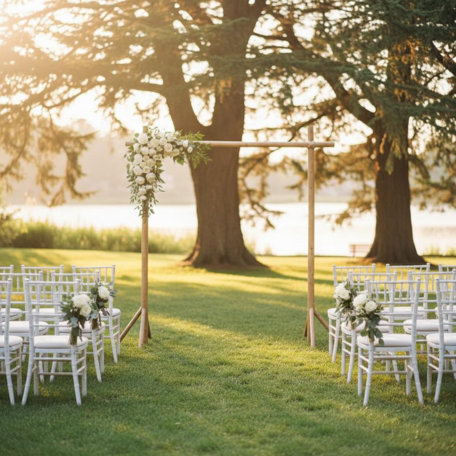 Wooden Wedding Arch Indoor & O - Wedding Ceremony Supply avis et prix