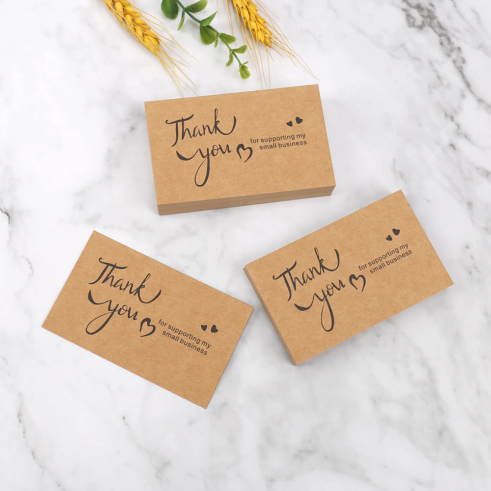 50pcs Thank You Cards Kraft Pa - Wedding/Event Supply Store avis et prix