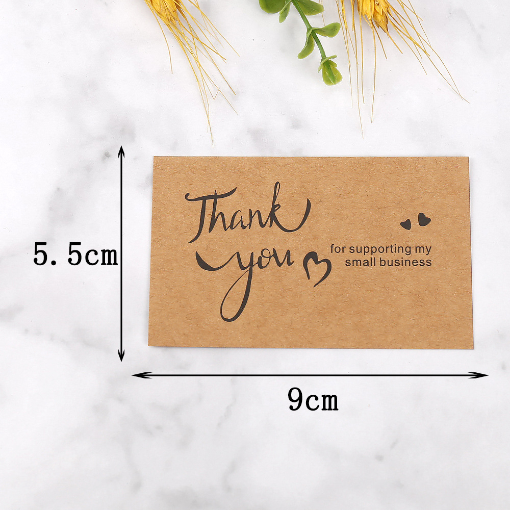 50pcs Thank You Cards Kraft Pa - Wedding/Event Supply Store avis et prix