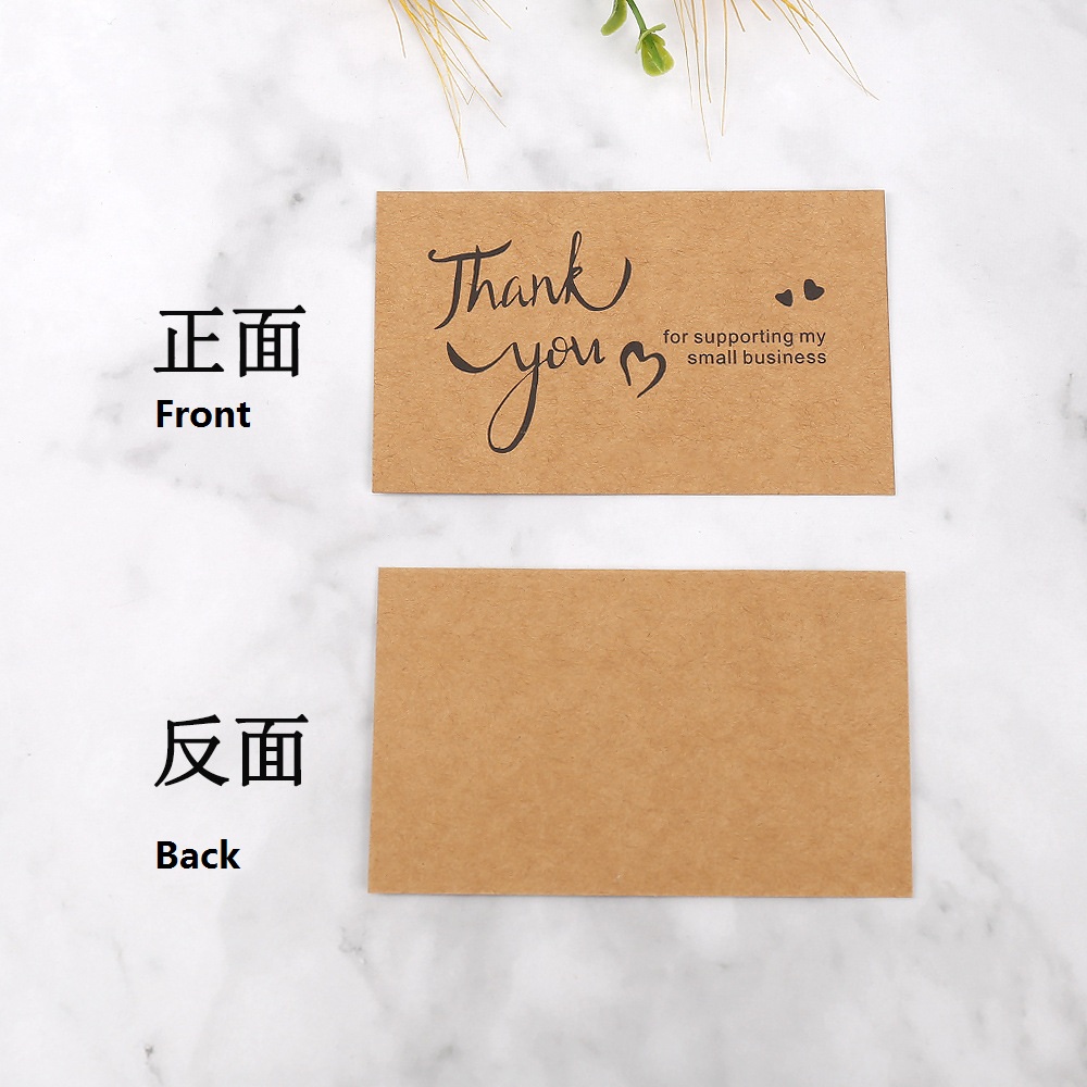 50pcs Thank You Cards Kraft Pa - Wedding/Event Supply Store avis et prix