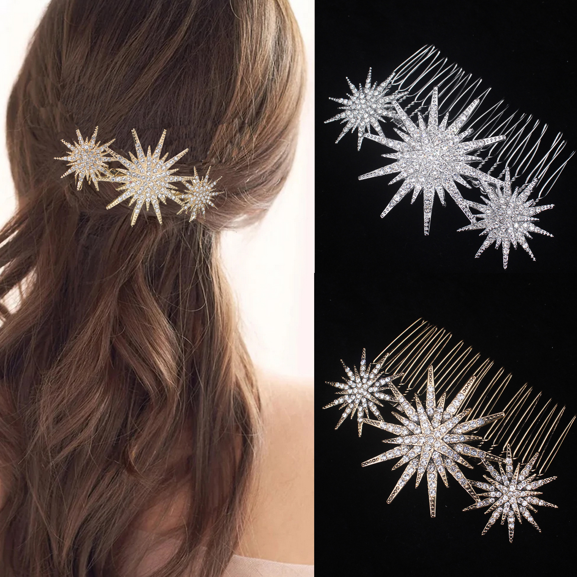 Luxury Rhinestone Star Hair Co - Wedding Supply Store avis et prix