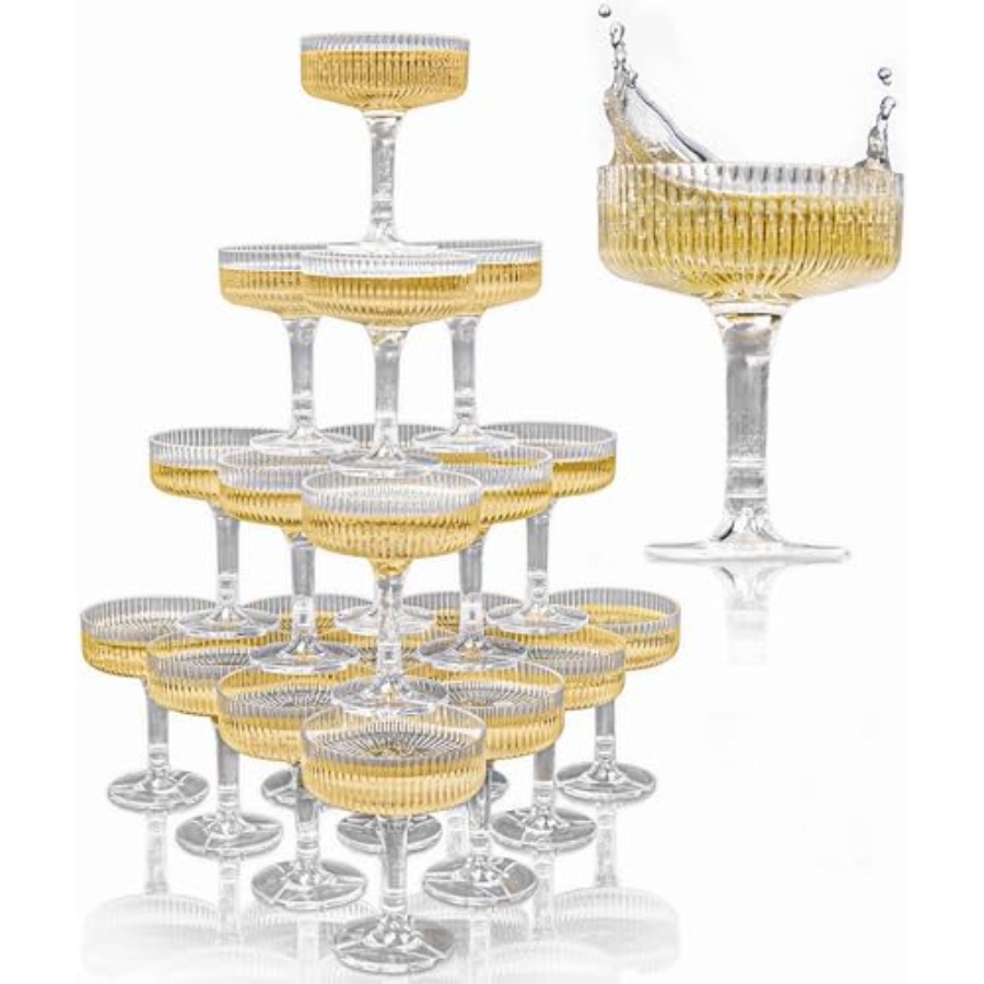 PLASTIC Champagne Tower 21-Pie - Champagne Tower Set avis et prix