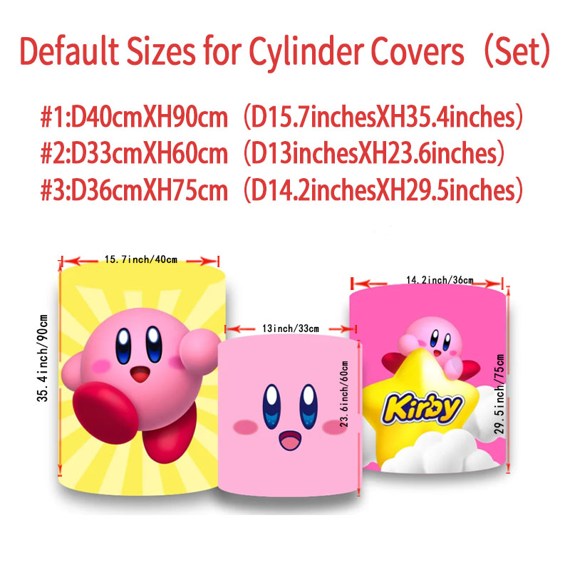 Cartoon Star Kirby Round Backd - Photo Booth Prop avis et prix