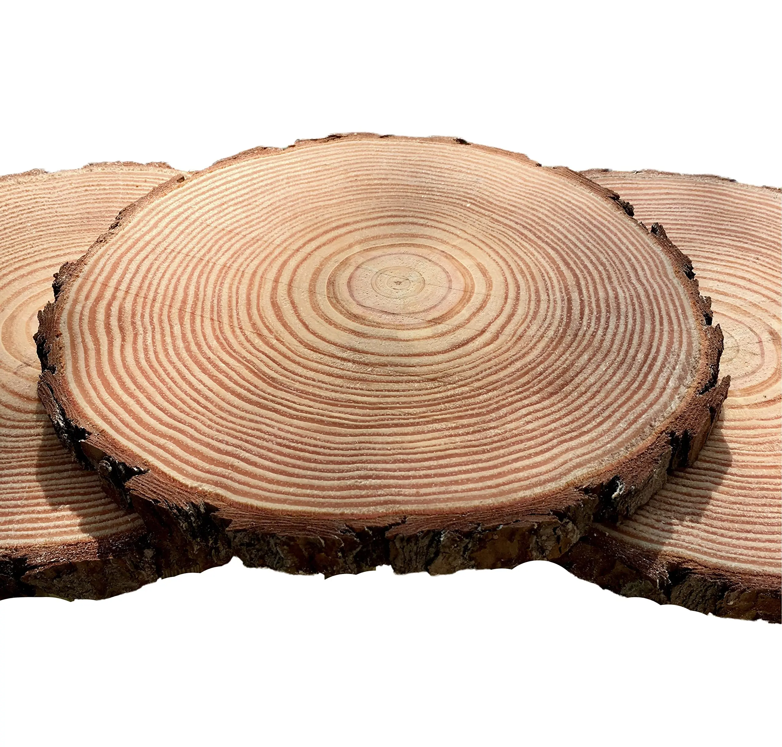 18-30cm Natural Wood Slices Ro - Wedding Ceremony Supply avis et prix