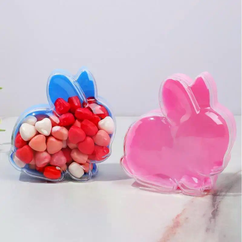 Rabbit Shape Plastic Candy Box - Wedding Favor Box avis et prix