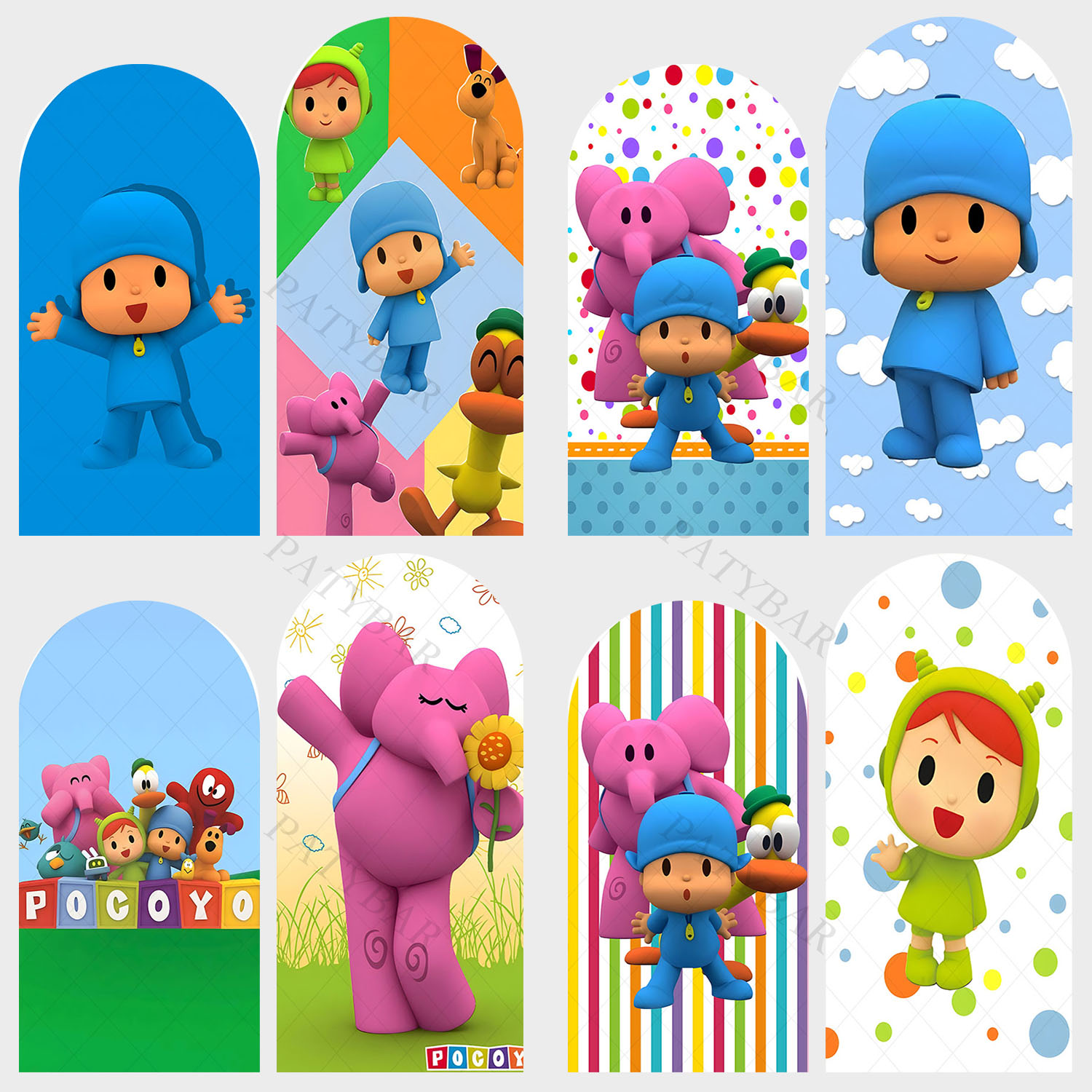 Arch Cute Blue Doll Pocoyos Ba - Photo Booth Prop avis et prix