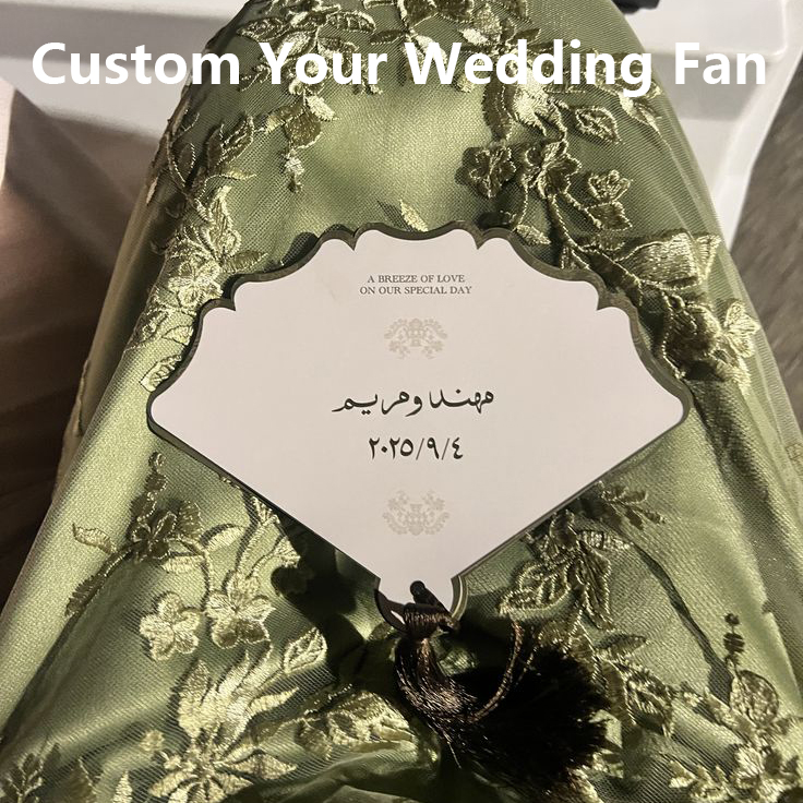 Custom Luxury Wedding Fan Pers - Wedding Supply Business avis et prix