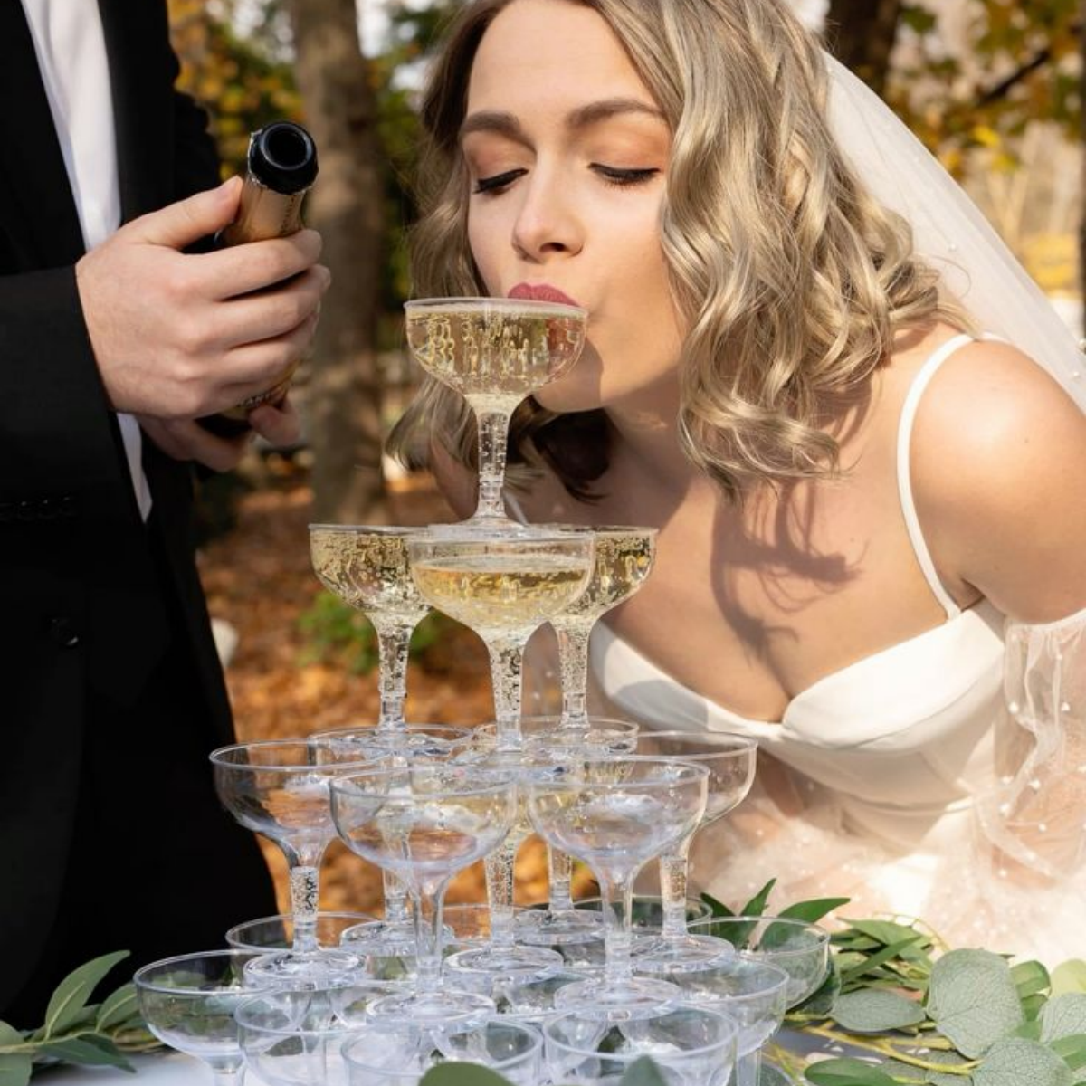 20/40/60Pcs Wedding Champagne  - Champagne Tower Set avis et prix