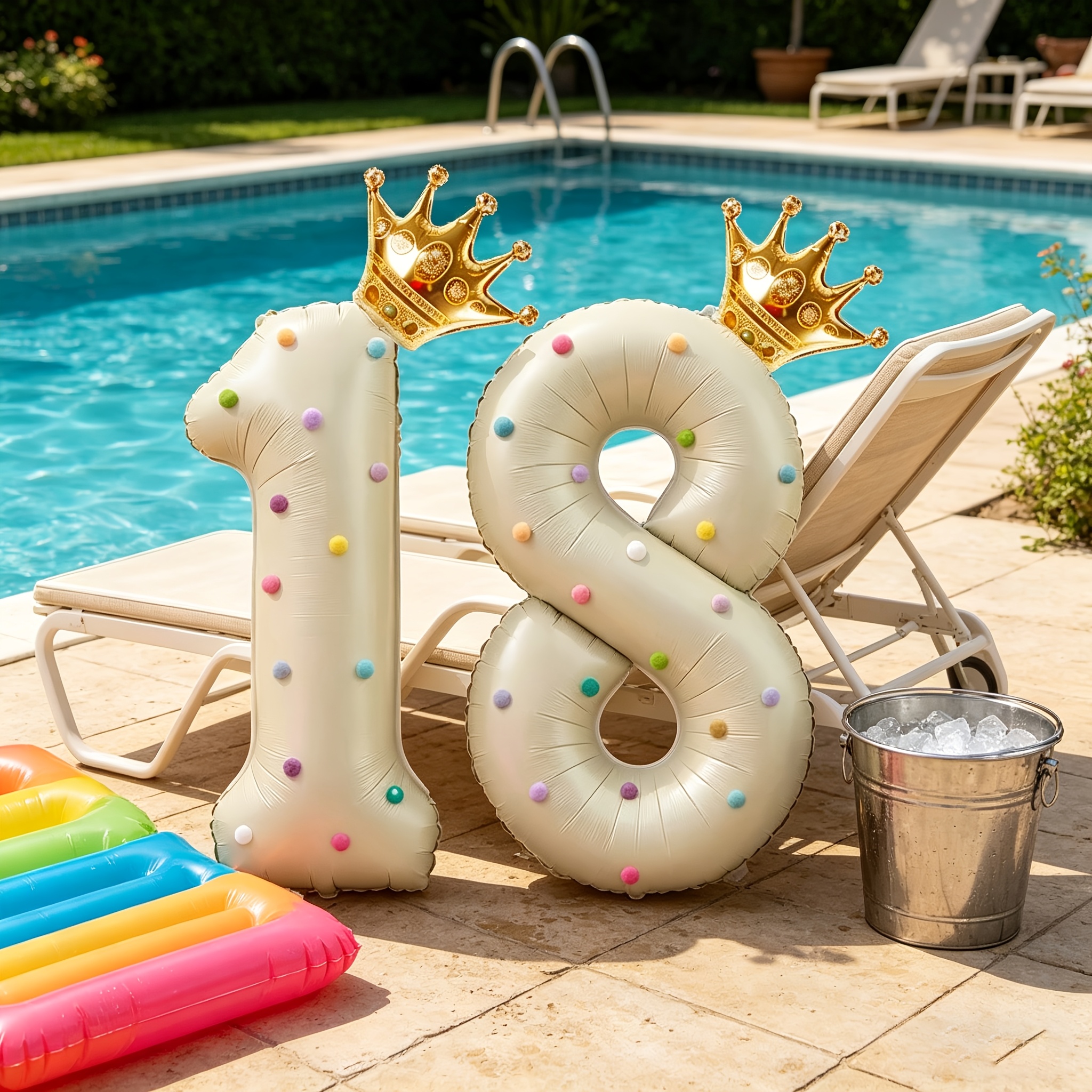 Large 40inch Cream-Colored Num - Wedding/Event Supply Store avis et prix