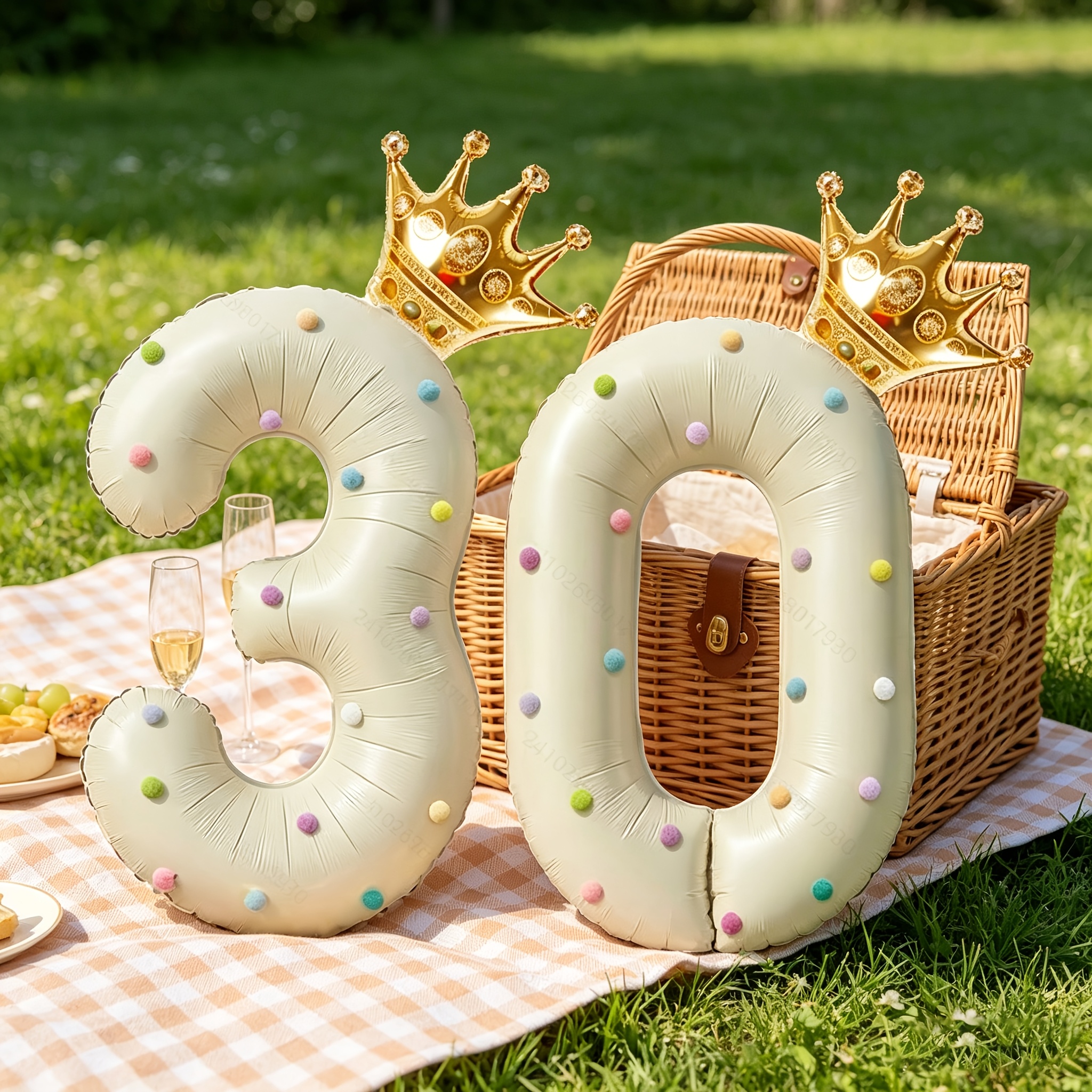 Large 40inch Cream-Colored Num - Wedding/Event Supply Store avis et prix
