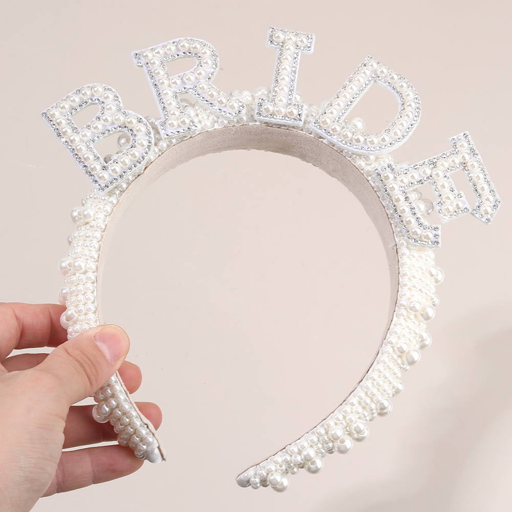 Pearl Headband Diadem Luxury B - Wedding Supply Store avis et prix