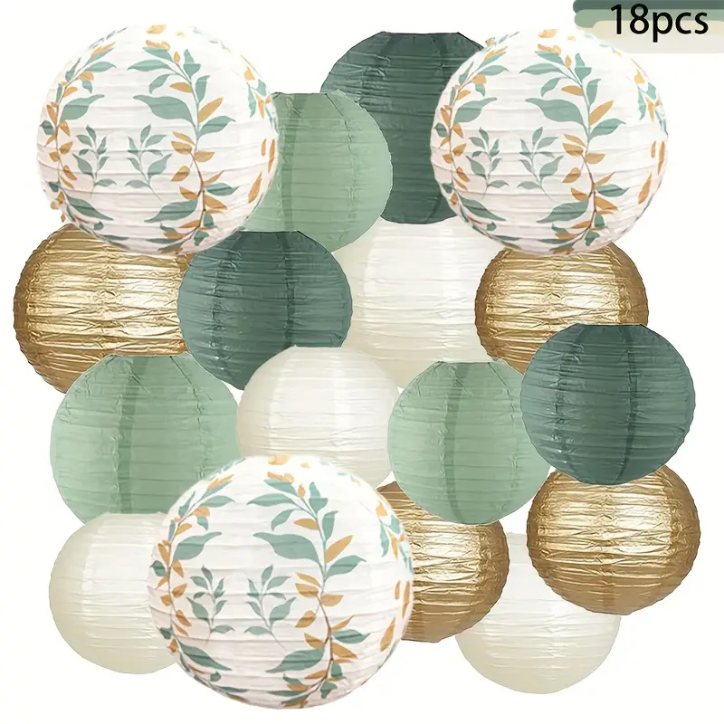 18-Piece Green Series Sage Gol - Wedding Ceremony Supply avis et prix