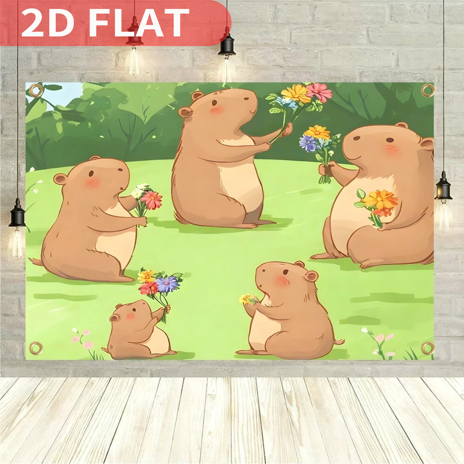 1pc Cute Capybara Theme Kids B - Photo Booth Prop avis et prix